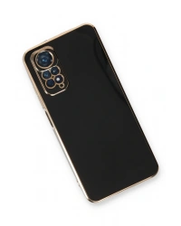 Newface Xiaomi Redmi Note 11 Kılıf Volet Silikon - Siyah
