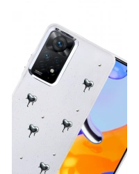 Newface Xiaomi Redmi Note 11 Pro Fiyonk Desenli Kapak - Desen 1