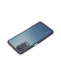 Newface Xiaomi Redmi Note 11 Pro Kılıf Razer Lensli Silikon - Mor
