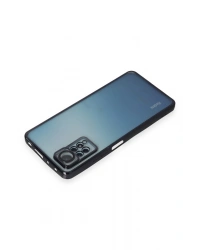 Newface Xiaomi Redmi Note 11 Pro Kılıf Razer Lensli Silikon - Siyah