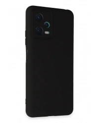 Newface Xiaomi Redmi Note 12 5G Kılıf Nano içi Kadife Silikon - Siyah