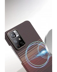 Newface Xiaomi Redmi Note 12 Pro 4G Vega Magsafe Kapak - Mavi