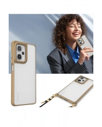 Newface Xiaomi Redmi Note 12 Pro 5G Kılıf Penta Silikon Kılıf - Şeffaf