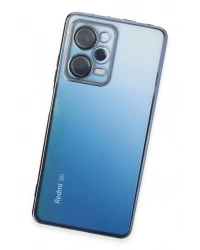 Newface Xiaomi Redmi Note 12 Pro 5G Kılıf Razer Lensli Silikon - Açık Mavi