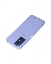 Newface Xiaomi Redmi Note 12S Kılıf Kelvin Kartvizitli Silikon - Lila