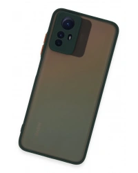 Newface Xiaomi Redmi Note 12S Kılıf Montreal Silikon Kapak - Yeşil