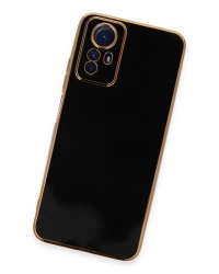 Newface Xiaomi Redmi Note 12S Kılıf Volet Silikon - Siyah