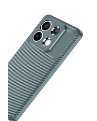 Newface Xiaomi Redmi Note 13 Pro 4G Kılıf Auto Focus Karbon Kapak - Gri