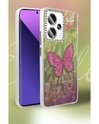 Newface Xiaomi Redmi Note 13 Pro Plus Kılıf Blade Aynalı Desenli Kapak - Desen 1