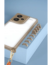 Newface Xiaomi Redmi Note 13 Pro Plus Kılıf Penta Silikon Kılıf - Titan Gri