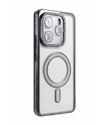 Newface Xiaomi Redmi Note 14 4G Joke Simli Magneticsafe Kılıf - Siyah