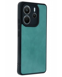 Newface Xiaomi Redmi Note 14 4G Kılıf Aras Deri Kapak - Açık Yeşil