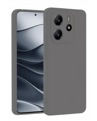 Newface Xiaomi Redmi Note 14 4G Kılıf First Silikon - Gri