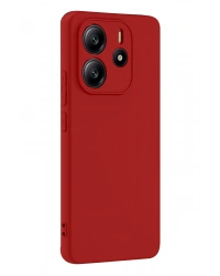 Newface Xiaomi Redmi Note 14 4G Kılıf First Silikon - Kırmızı