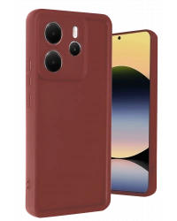 Newface Xiaomi Redmi Note 14 4G Kılıf Viera Silikon - Bordo
