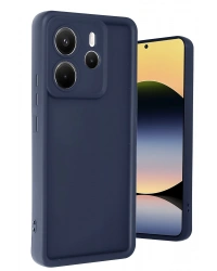 Newface Xiaomi Redmi Note 14 4G Kılıf Viera Silikon - Lacivert