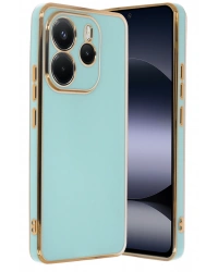 Newface Xiaomi Redmi Note 14 4G Kılıf Volet Silikon - Açık Yeşil