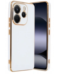 Newface Xiaomi Redmi Note 14 4G Kılıf Volet Silikon - Beyaz