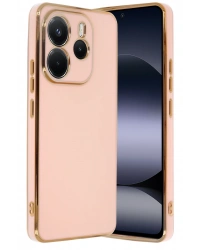 Newface Xiaomi Redmi Note 14 4G Kılıf Volet Silikon - Pembe