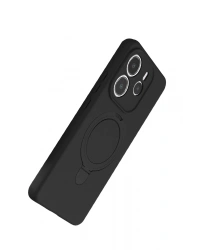 Newface Xiaomi Redmi Note 14 4G Regal Magsafe Standlı Kapak - Siyah