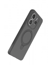 Newface Xiaomi Redmi Note 14 4G Regal Magsafe Standlı Kapak - Titan Gri