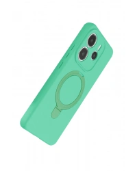 Newface Xiaomi Redmi Note 14 4G Regal Magsafe Standlı Kapak - Yeşil