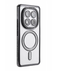 Newface Xiaomi Redmi Note 14 Pro 4G Joke Simli Magneticsafe Kılıf - Siyah