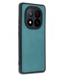 Newface Xiaomi Redmi Note 14 Pro 4G Kılıf Aras Deri Kapak - Açık Yeşil