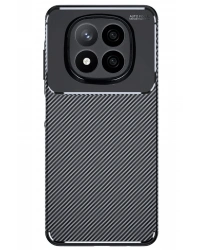 Newface Xiaomi Redmi Note 14 Pro 4G Kılıf Auto Focus Karbon Kapak - Siyah