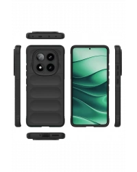 Newface Xiaomi Redmi Note 14 Pro 4G Kılıf Optimum Silikon - Koyu Yeşil