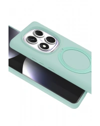 Newface Xiaomi Redmi Note 14 Pro 4G Regal Magsafe Standlı Kapak - Su Yeşili
