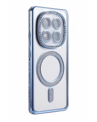 Newface Xiaomi Redmi Note 14 Pro 5G Joke Simli Magneticsafe Kılıf - Mavi