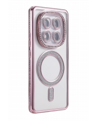 Newface Xiaomi Redmi Note 14 Pro 5G Joke Simli Magneticsafe Kılıf - Pembe