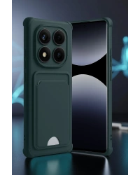 Newface Xiaomi Redmi Note 14 Pro 5G Kelvin Kartvizitli Silikon - Bordo