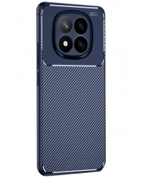 Newface Xiaomi Redmi Note 14 Pro 5G Kılıf Auto Focus Karbon Kapak - Lacivert