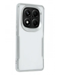 Newface Xiaomi Redmi Note 14 Pro 5G Kılıf Boyi Silikon Kapak - Gümüş