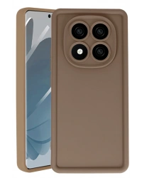 Newface Xiaomi Redmi Note 14 Pro 5G Kılıf Viera Silikon - Kahverengi