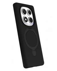 Newface Xiaomi Redmi Note 14 Pro 5G Regal Magsafe Standlı Kapak - Siyah