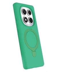 Newface Xiaomi Redmi Note 14 Pro 5G Regal Magsafe Standlı Kapak - Yeşil