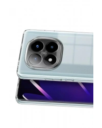 Newface Xiaomi Redmi Note 15 4G Lüx Şeffaf Silikon - Şeffaf