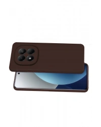 Newface Xiaomi Redmi Note 15 Pro 4G First Silikon - Kahverengi