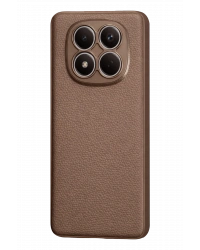 Newface Xiaomi Redmi Note 15 Pro 4G Thermax Silikon Kılıf - Kahverengi