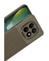 Newface Xiaomi Redmi Note 15 Pro Plus 5G Auto Focus Karbon Kapak - Kahverengi