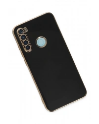 Newface Xiaomi Redmi Note 8 Kılıf Volet Silikon - Siyah