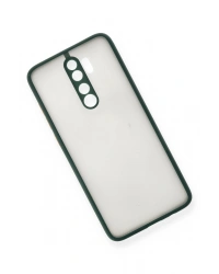 Newface Xiaomi Redmi Note 8 Pro Kılıf Montreal Silikon Kapak - Yeşil