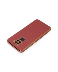 Newface Xiaomi Redmi Note 9 Kılıf Volet Silikon - Kırmızı