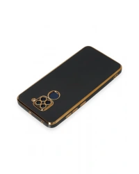 Newface Xiaomi Redmi Note 9 Kılıf Volet Silikon - Siyah