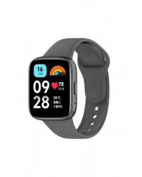 Newface Xiaomi Redmi Watch 3 Active Klasik Kordon - Füme