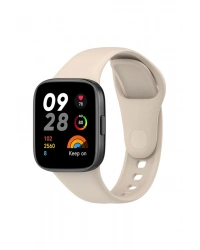 Newface Xiaomi Redmi Watch 3 Klasik Kordon - Bej