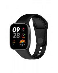 Newface Xiaomi Redmi Watch 3 Klasik Kordon - Siyah